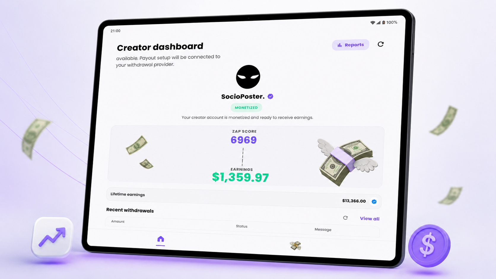 Monetize and scale with SocioPost